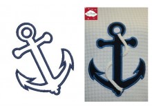 Stickdatei - Anker für Seil zum Ansticken